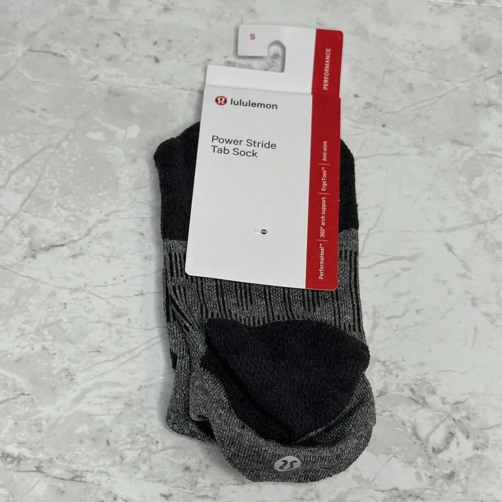 Lululemon Women's Power Stride Tab Socks Small NWT